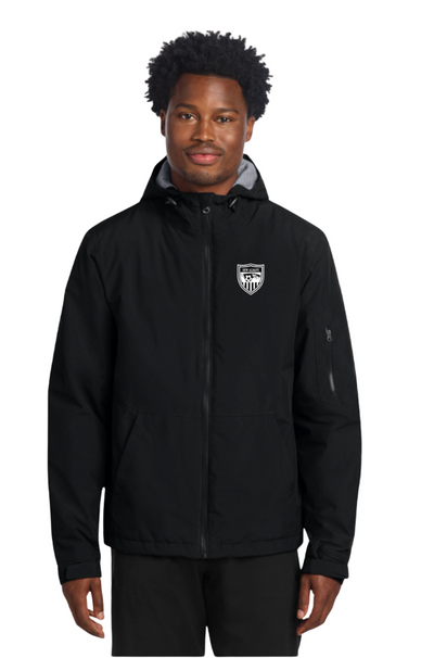 Adult Unisex New Albany Youth Soccer League Crest Graphic Waterproof Insulated Jacket