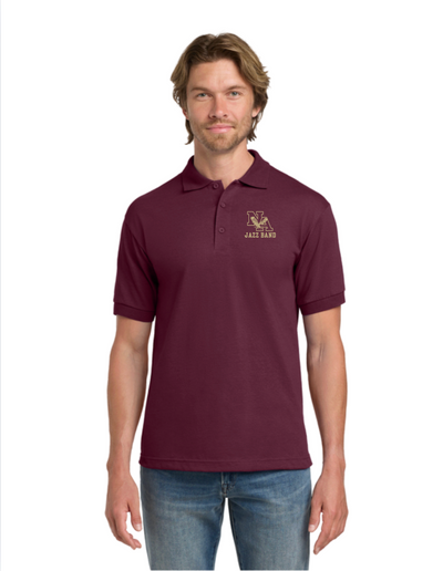 ADULT UNISEX SIZING 2026-27 Middle School Jazz Band Polo - New Albany Eagles