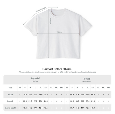 Women's Choose your Graphic Short Sleeve Boxy Crop Tee with Customized Back - New Albany Volleyball