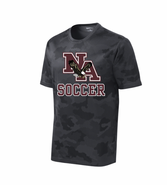 Youth New Albany Soccer Graphic Sport Tek Camo Hex Performance Tee