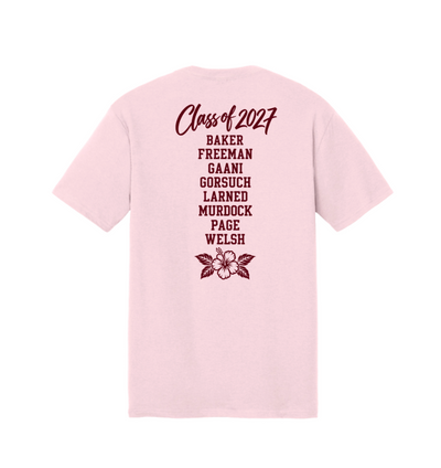 Adult Unisex NAHS Girls Volleyball Senior Night Graphic Short Sleeve Tee