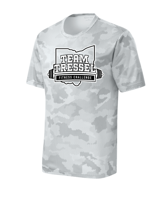 Youth Team Tressel Fitness Challenge Sport Tek Camo Hex Performance Tee