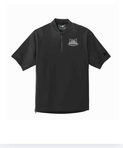 Adult Unisex Team Tressel Fitness Challenge Embroidered New Era Short Sleeve 1/4-Zip Jacket