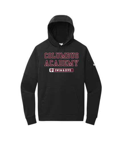 Adult Unisex Columbus Academy Bowling Graphic Nike Therma-FIT Pocket Pullover Performance Fleece Hoodie
