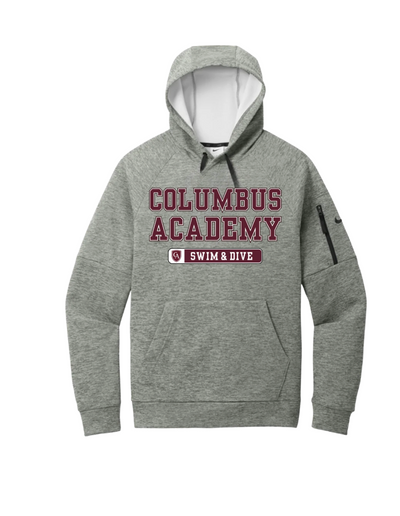 Adult Unisex Columbus Academy Bowling Graphic Nike Therma-FIT Pocket Pullover Performance Fleece Hoodie