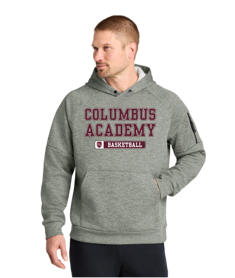 Adult Unisex Columbus Academy Basketball Graphic Nike Therma-FIT Pocket Pullover Performance Fleece Hoodie