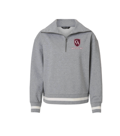 Women's Columbus Academy Wrestling Graphic Heritage Prep Quarter-Zip Pullover