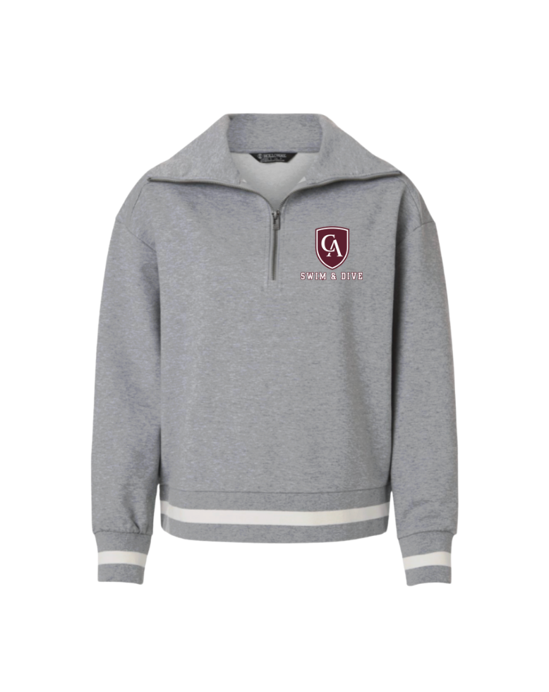 Women's Columbus Academy Swim & Dive Graphic Heritage Prep Quarter-Zip Pullover