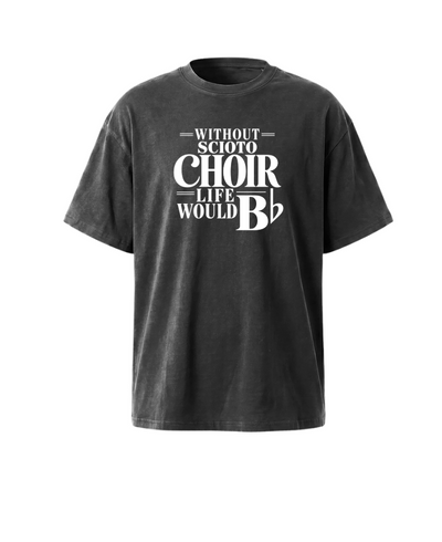 Adult Unisex Dublin Scioto Choirs Life would B-Flat Graphic Vintage Mineral Washed Tee