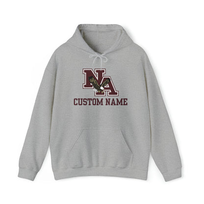 Adult Unisex Classic Logo Graphic Hoodie - New Albany Eagles (CUSTOM NAME)