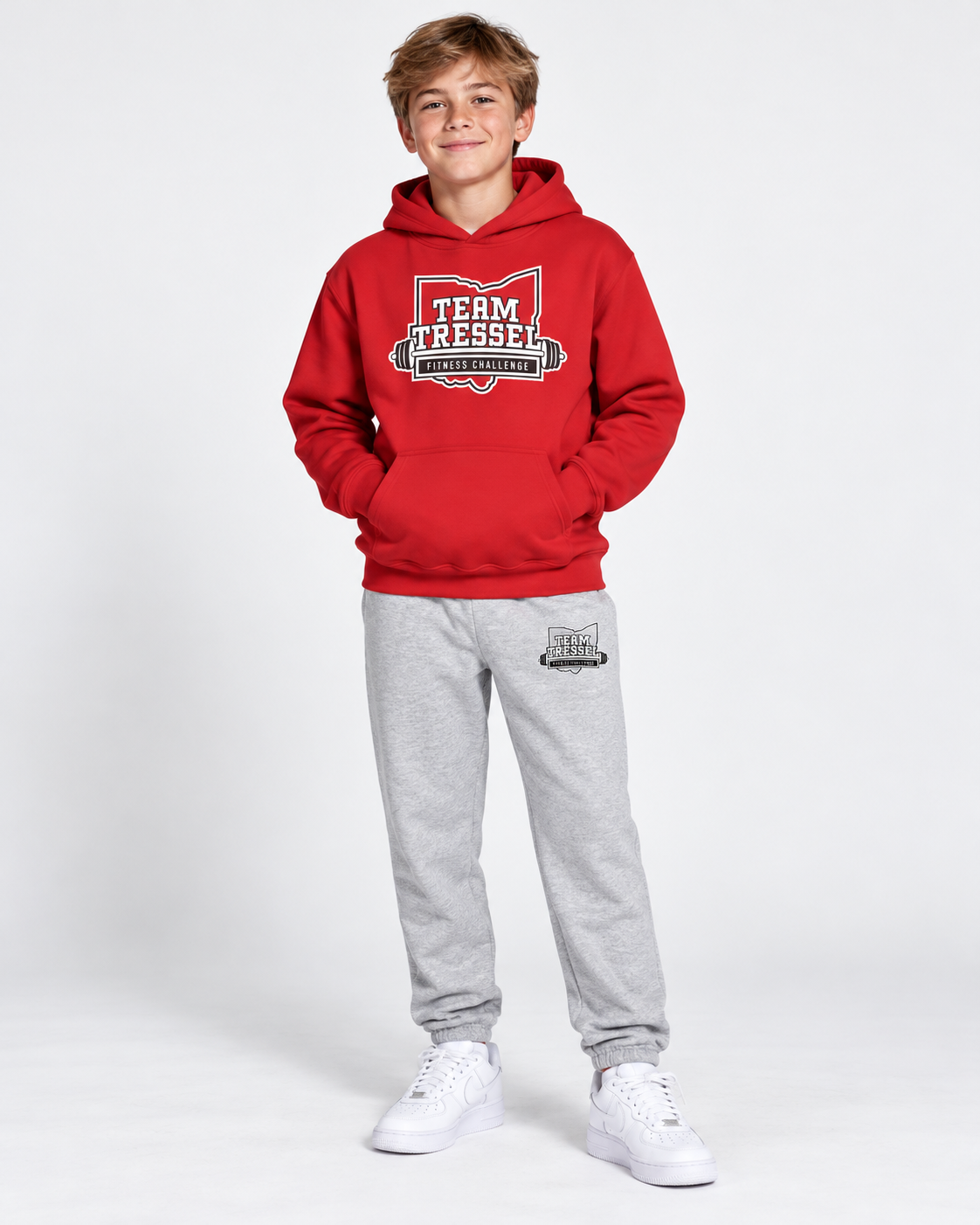 Youth Team Tressel Fitness Challenge Graphic Heavy Blend Sweatpant