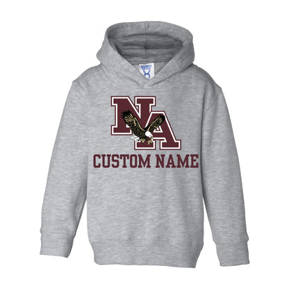 Toddler Classic Logo Hoodie - New Albany Eagles (CUSTOM NAME)