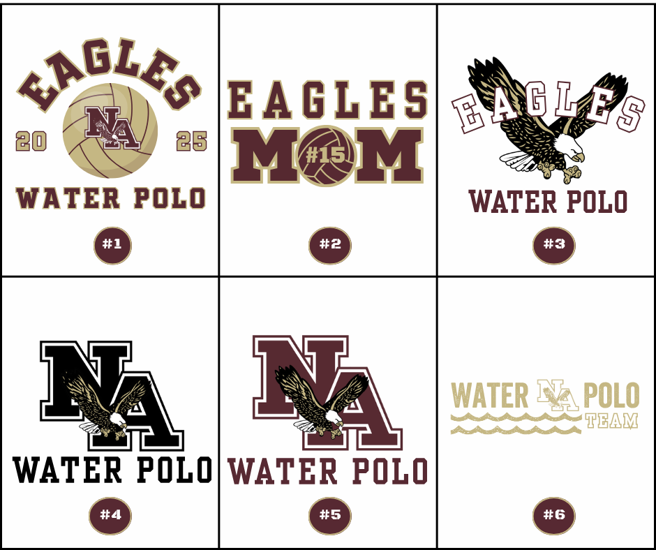 Women's Choose your Graphic Short Sleeve Boxy Crop Tee with Customized Back - New Albany Water Polo