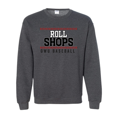 Adult Unisex OWU Roll Shops Baseball Graphic Sweatshirt - Ohio Wesleyan University