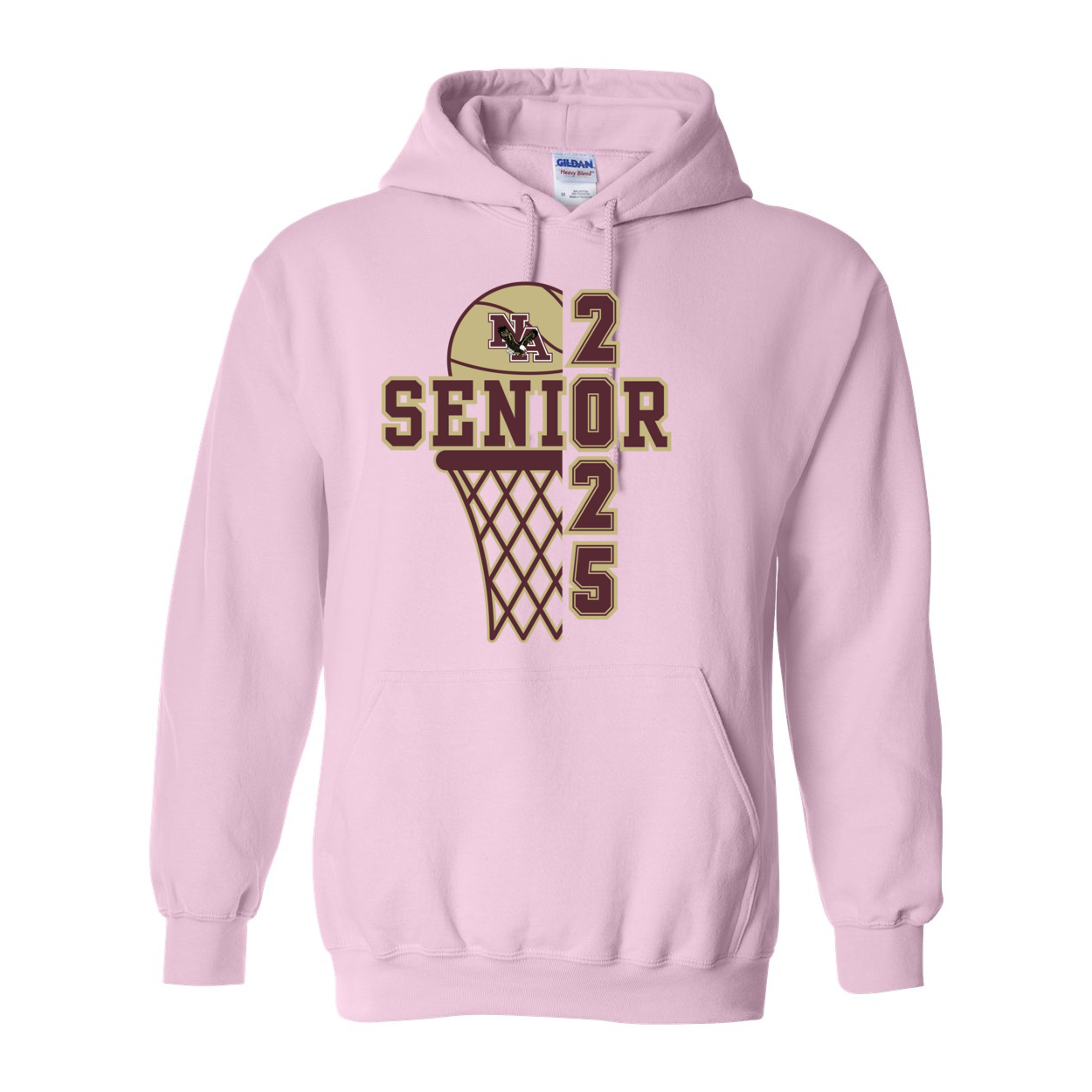 Adult Unisex Basketball Senior 2025 Graphic Hoodie