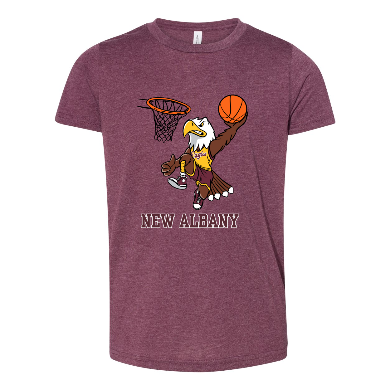 Youth Super Soft Vintage Dunking Eagle Short Sleeve Graphic Tee