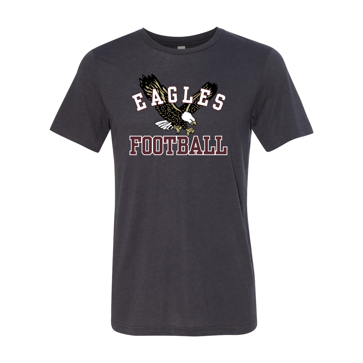 Adult Unisex Super Soft Flying Football Eagle Short Sleeve Graphic Tee