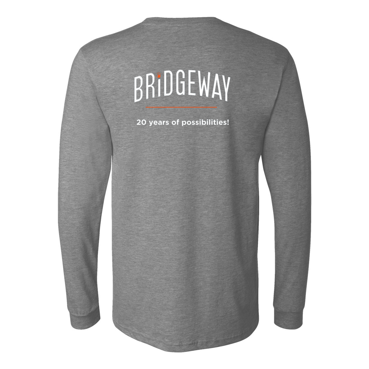 Adult Unisex "Autism Inspire Potential Celebrate Ability" Bridgeway Graphic Long Sleeve Tee