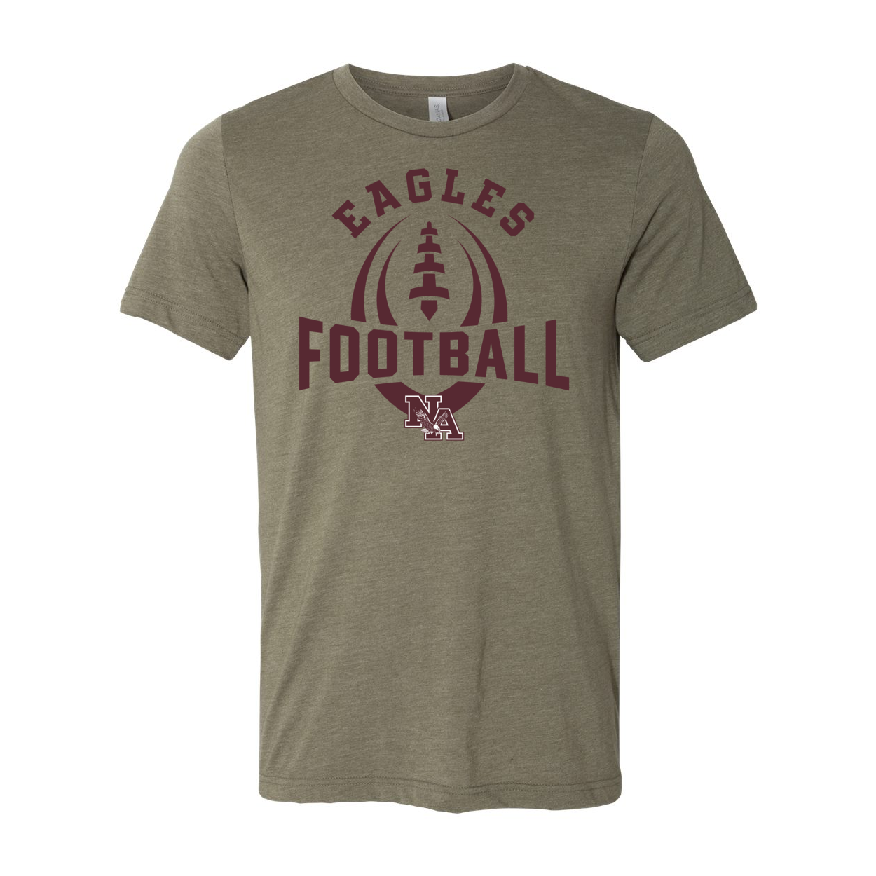 Adult Unisex Super Soft Eagles Ultimate Football Short Sleeve Graphic Tee