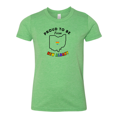 Youth City Rainbow Pride Super Soft Short Sleeve Graphic Tee - New Albany