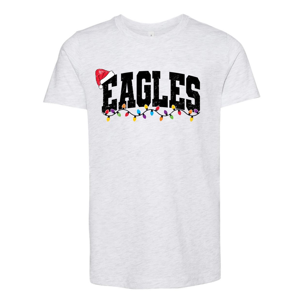 Youth Lit Up Eagles Graphic Short Sleeve Soft Tee