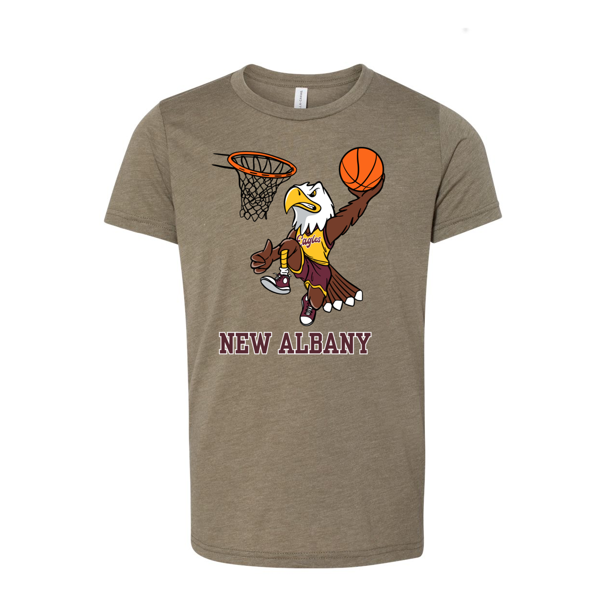 Youth Super Soft Vintage Dunking Eagle Short Sleeve Graphic Tee