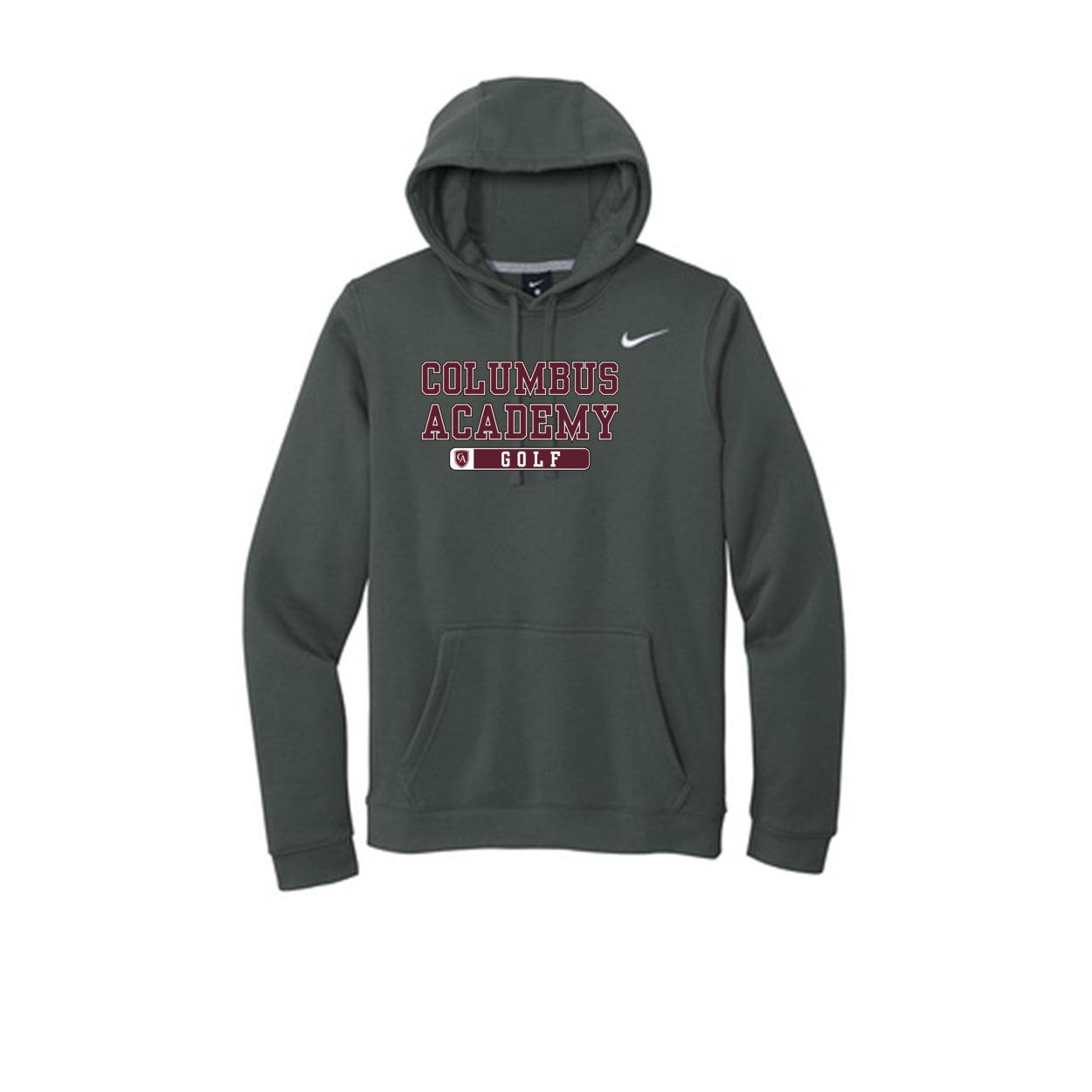 Adult Unisex Columbus Academy Golf Graphic Nike Club Fleece Hoodie