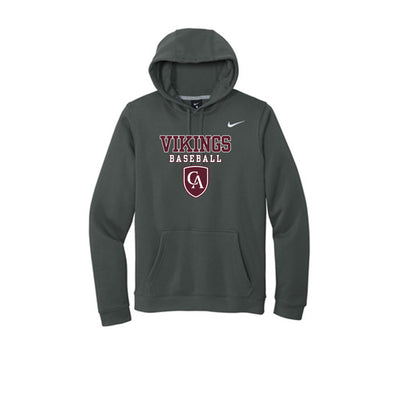 Adult Unisex Columbus Academy Vikings Baseball Graphic Nike Club Fleece Hoodie
