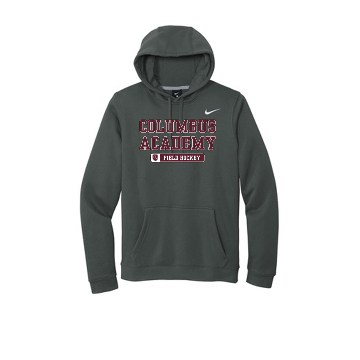 Adult Unisex Columbus Academy Field Hockey Graphic Nike Club Fleece Hoodie