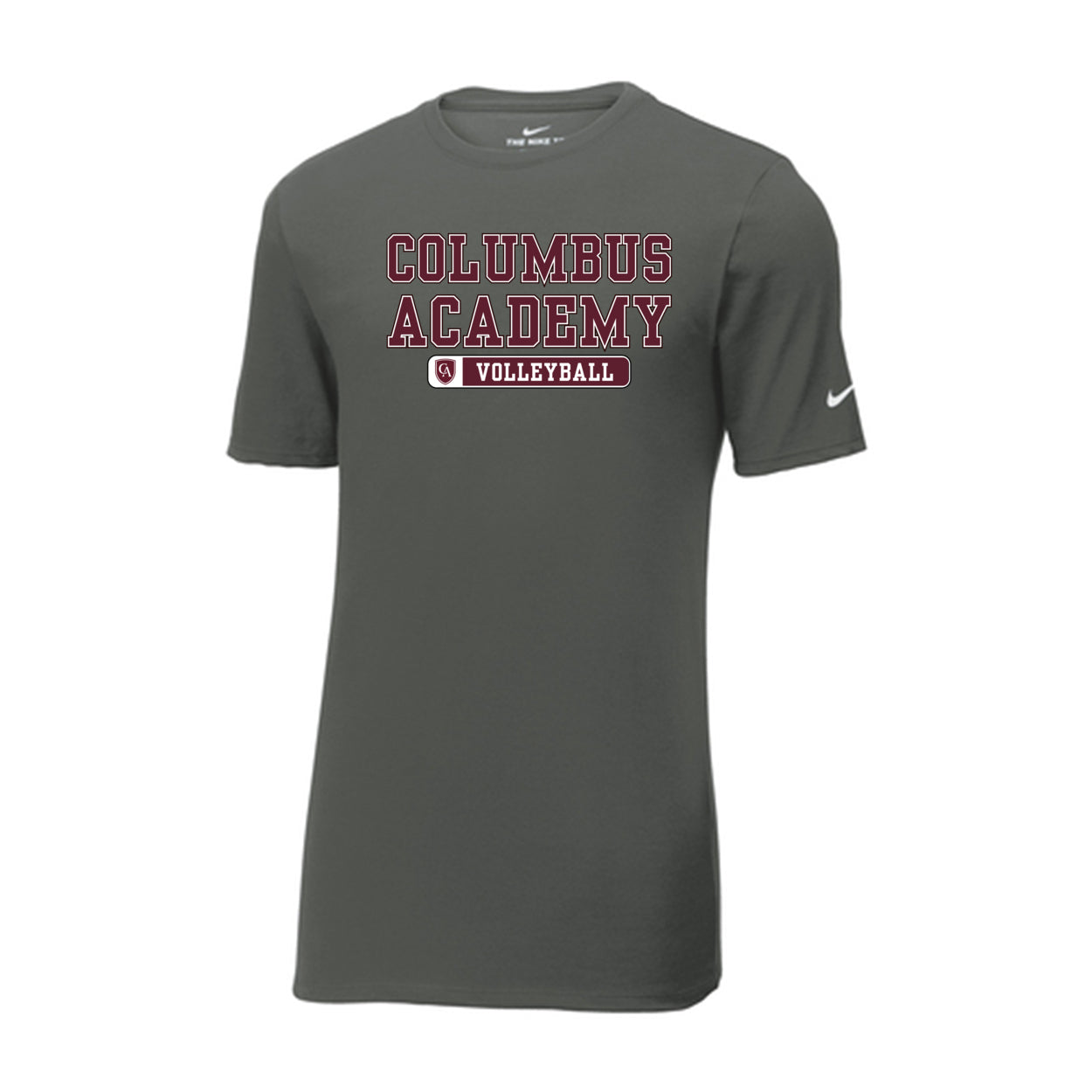 Adult Unisex Columbus Academy Volleyball Graphic Short Sleeve Nike Dri-FIT Legend Performance Tee