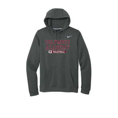 Adult Unisex Columbus Academy Volleyball Graphic Nike Club Fleece Hoodie