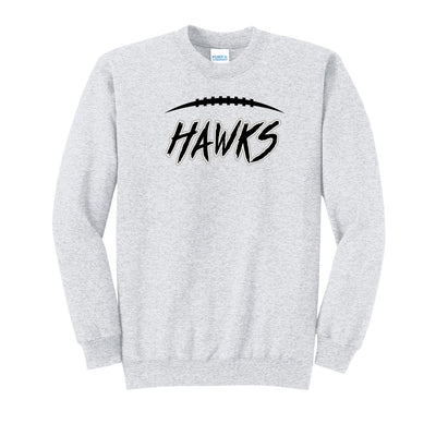 Adult Unisex Westerville Central Fighting Football Hawks Graphic Easy Sweatshirt