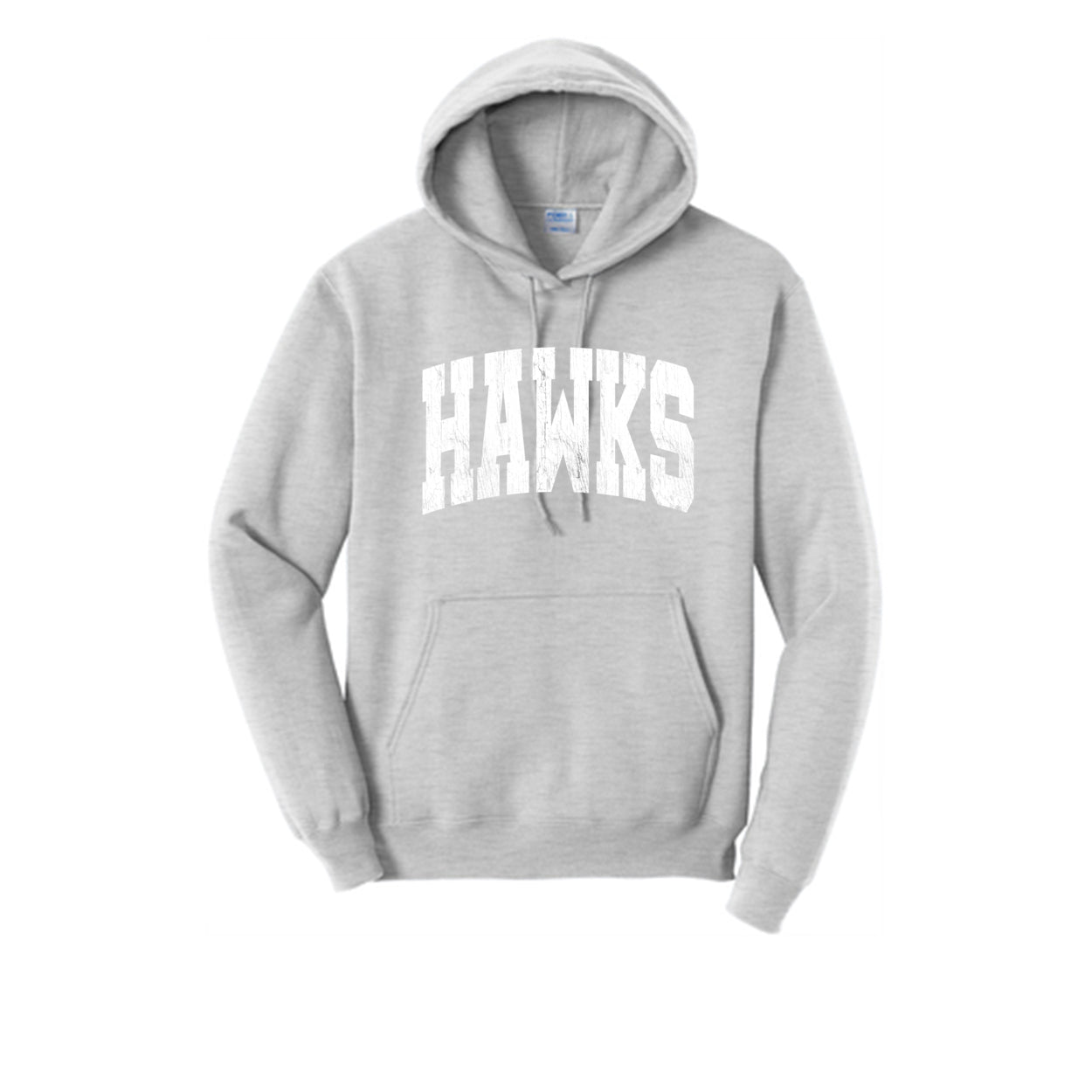Adult Unisex Westerville Central Distressed Oversized Hawks Graphic Easy Hoodie