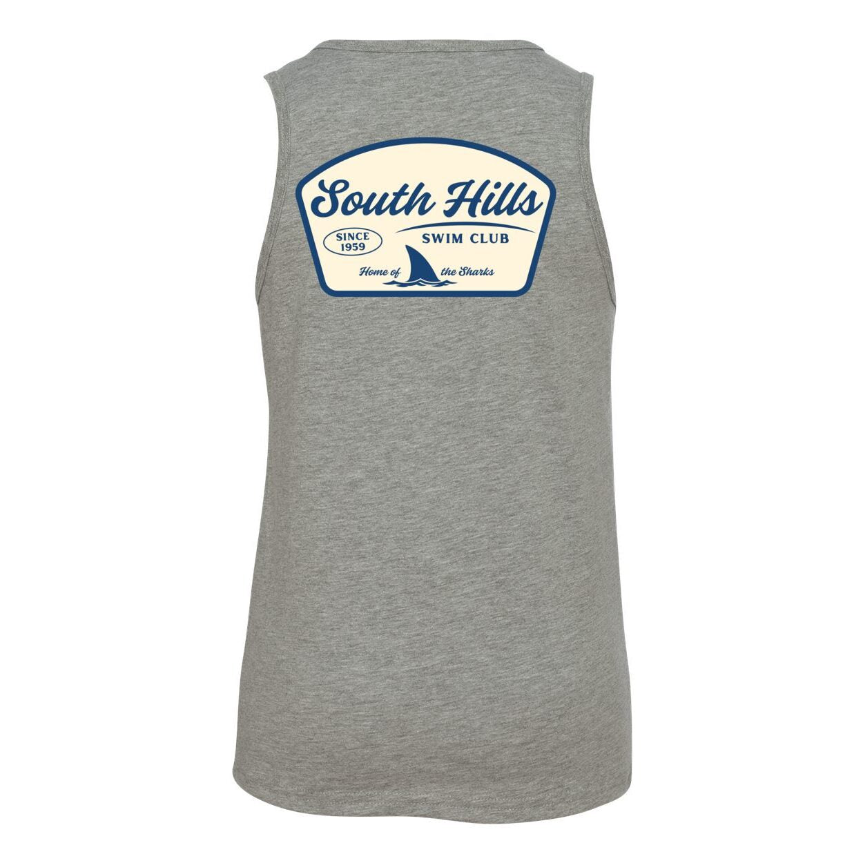Youth South Hills Swim Club Home of the Sharks Graphic Tank