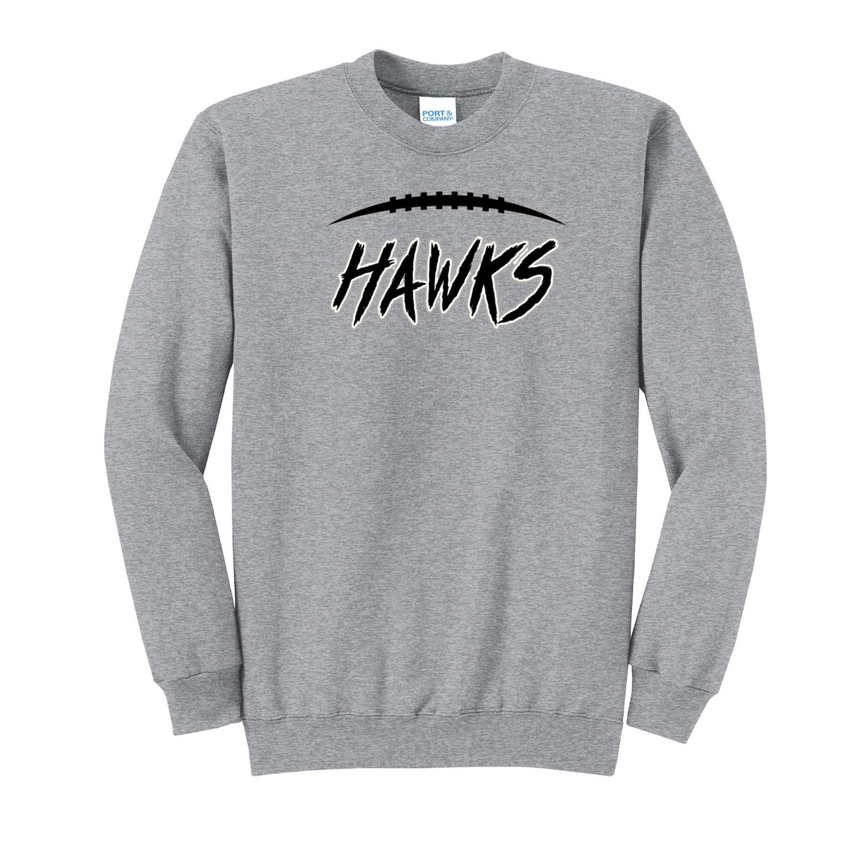 Adult Unisex Westerville Central Fighting Football Hawks Graphic Easy Sweatshirt