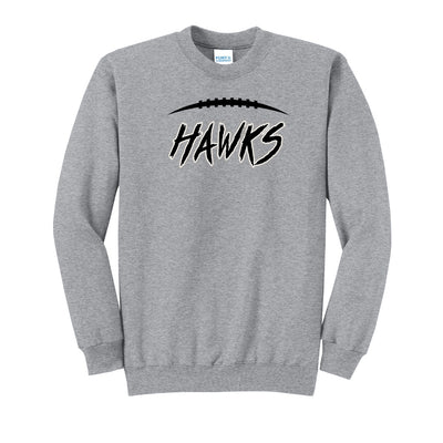 Adult Unisex Westerville Central Fighting Football Hawks Graphic Easy Sweatshirt