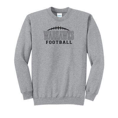 Adult Unisex Westerville Central Warhawks Football Laces Graphic Easy Sweatshirt