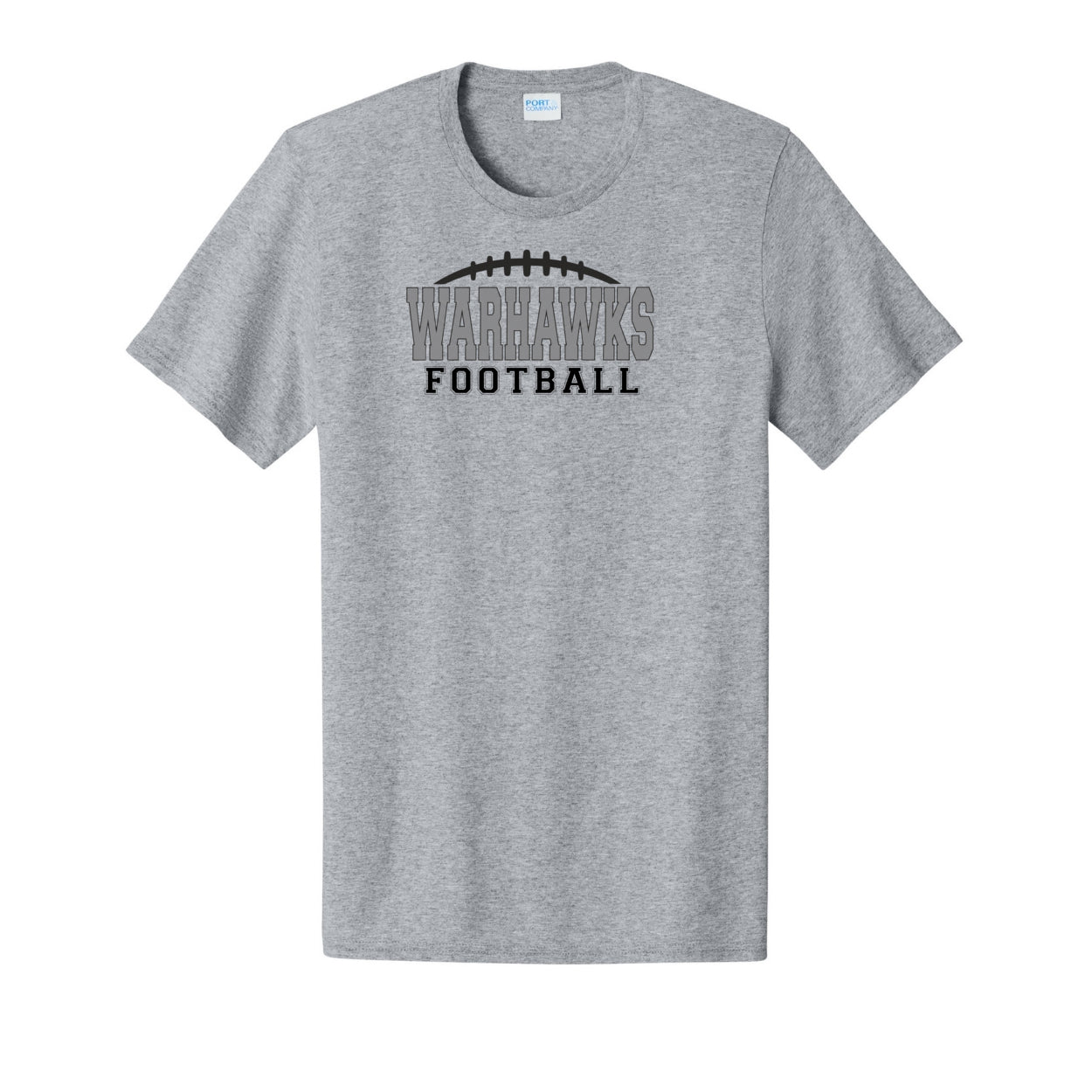 Adult Unisex Westerville Central Warhawks Football Laces Graphic Easy Tee