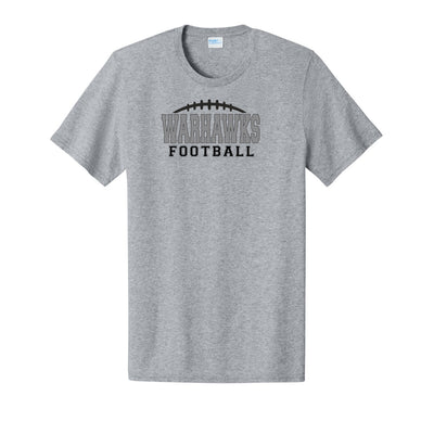 Adult Unisex Westerville Central Warhawks Football Laces Graphic Easy Tee