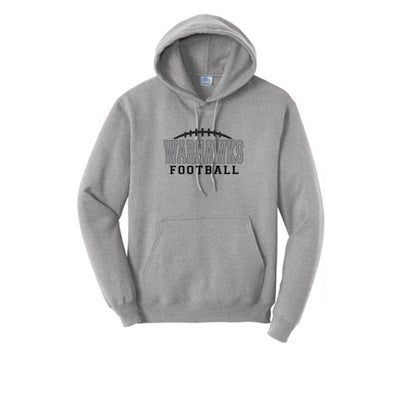 Adult Unisex Westerville Central Warhawks Football Laces Graphic Easy Hoodie