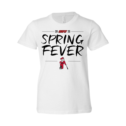 Youth OWU Spring Fever Baseball Graphic Short Sleeve Soft Tee - Ohio Wesleyan University