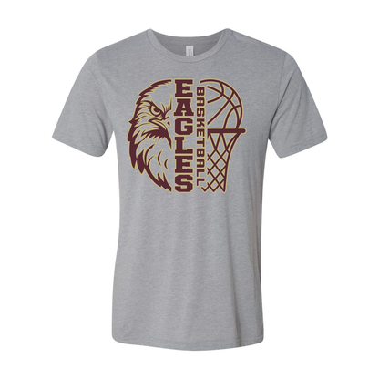 Adult Unisex Super Soft Epic Eagle Basketball Short Sleeve Graphic Tee