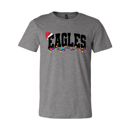 Adult Unisex Lit Up Eagles Graphic Short Sleeve Soft Tee