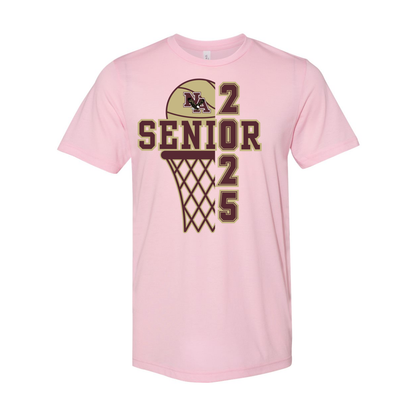 Adult Unisex Super Soft Basketball Senior 2025 Short Sleeve Graphic Tee