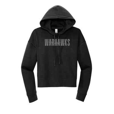 Women's Westerville Central Warhawks Spirit Script Graphic Crop Hoodie