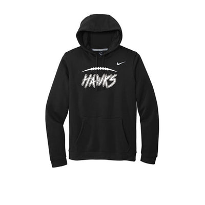 Adult Unisex Westerville Central Fighting Football Hawks Graphic Nike Club Fleece Hoodie