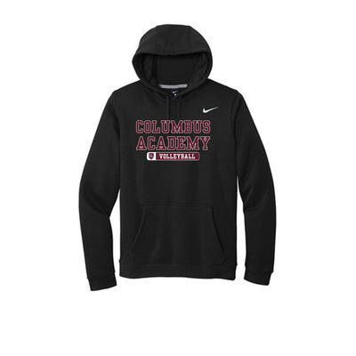 Adult Unisex Columbus Academy Volleyball Graphic Nike Club Fleece Hoodie