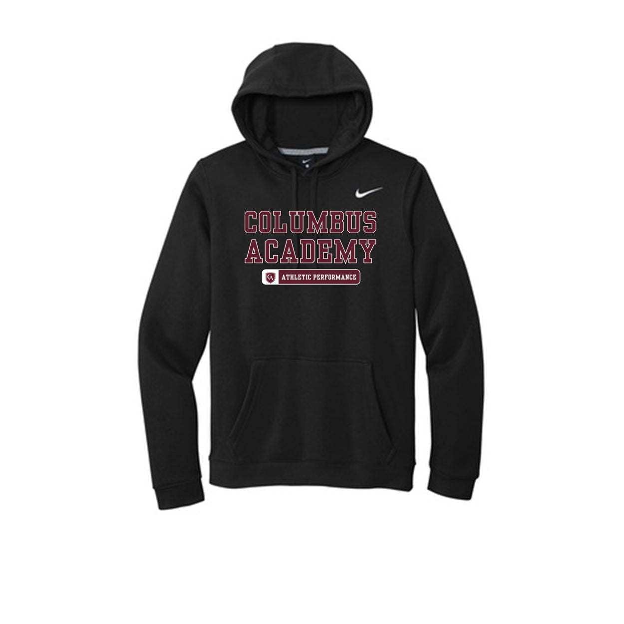 Adult Unisex Columbus Academy Athletic Performance Graphic Nike Club Fleece Hoodie