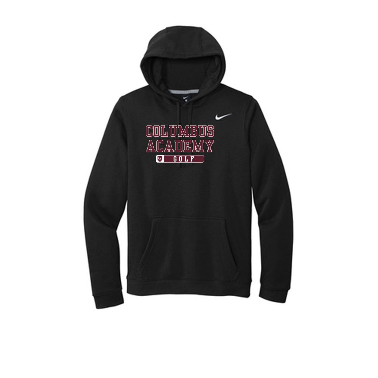 Adult Unisex Columbus Academy Golf Graphic Nike Club Fleece Hoodie