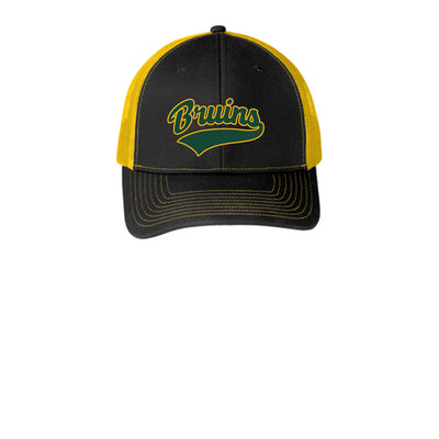 Adult Unisex Script Bruins Snapback Trucker Hat